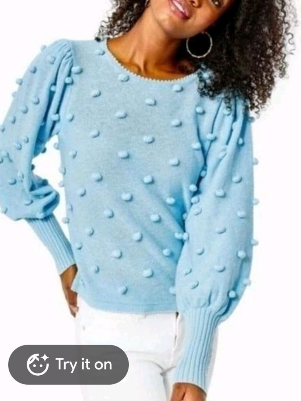 LILLY PULITZER Kippa Bobble Sweater
